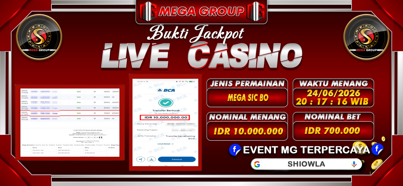 Bukti JP situs Shiowla hari Kamis, 25 Juni 2026