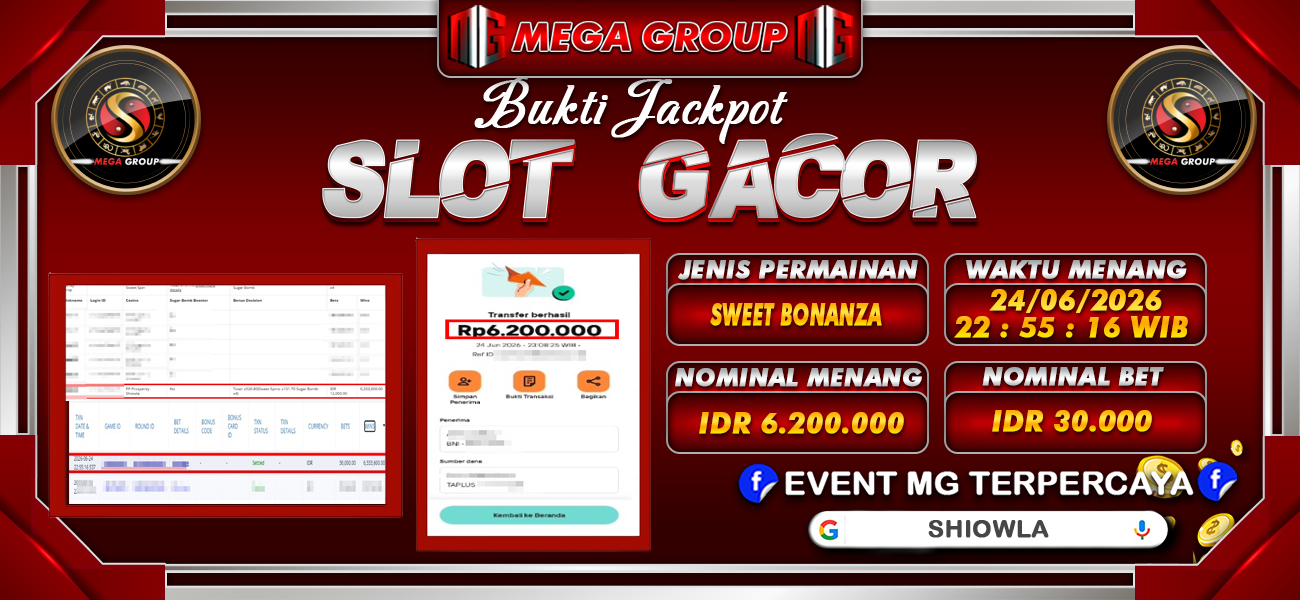 Bukti JP situs Shiowla hari Kamis, 25 Juni 2026